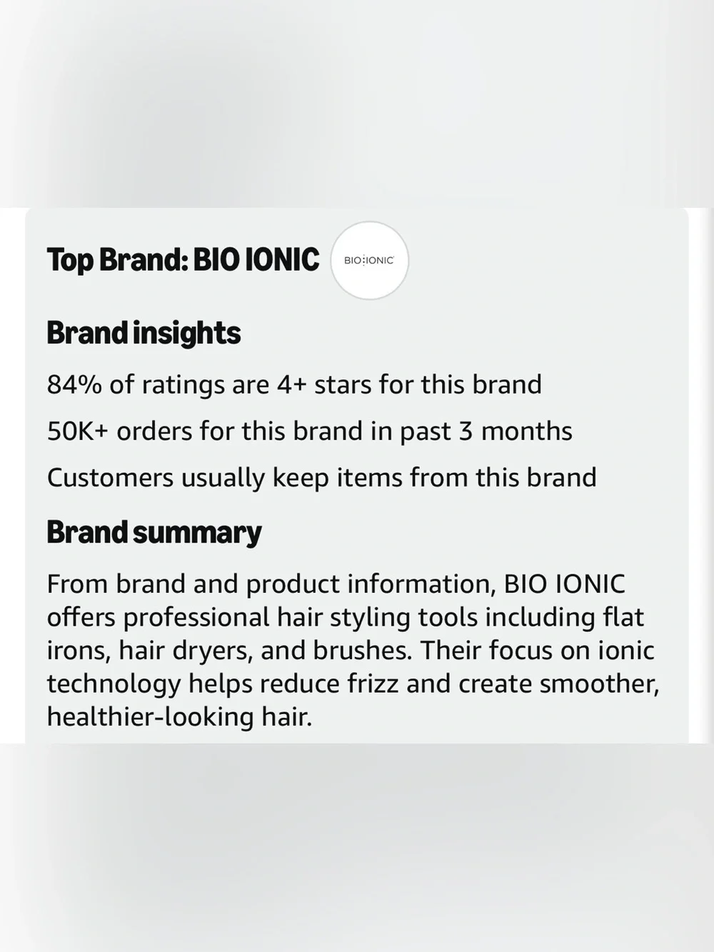 Bio Ionic please style styling